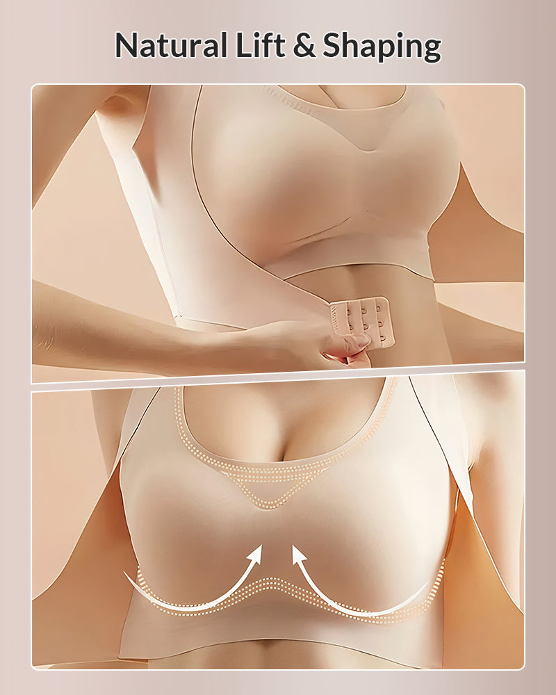 Curvvvy® Front Closure Cross-Back Wireless Posture Bra curvvvy