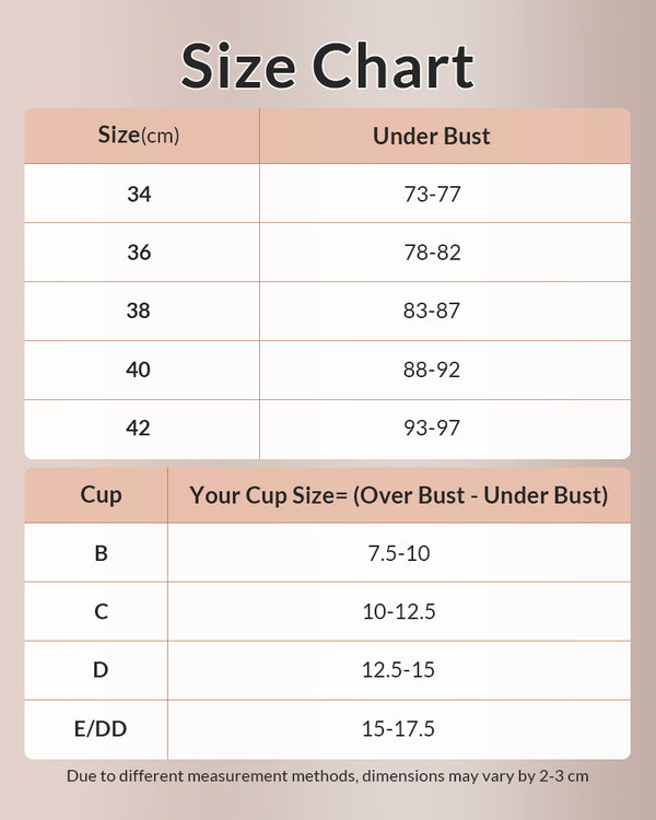 Curvvvy™ Plus Size Lightweight Seamless Push-Up Bra