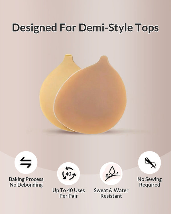 Curvvvy® Reusable Push-Up Sticky Bra