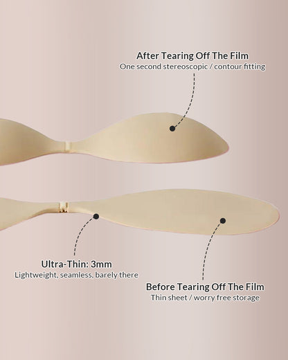 Curvvvy® Reusable Push-Up Sticky Bra