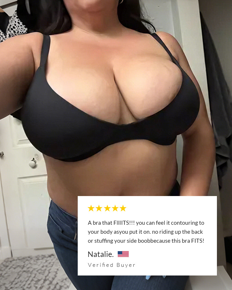 Curvvvy® Fits Everybody Buttery Soft Plunge Bra