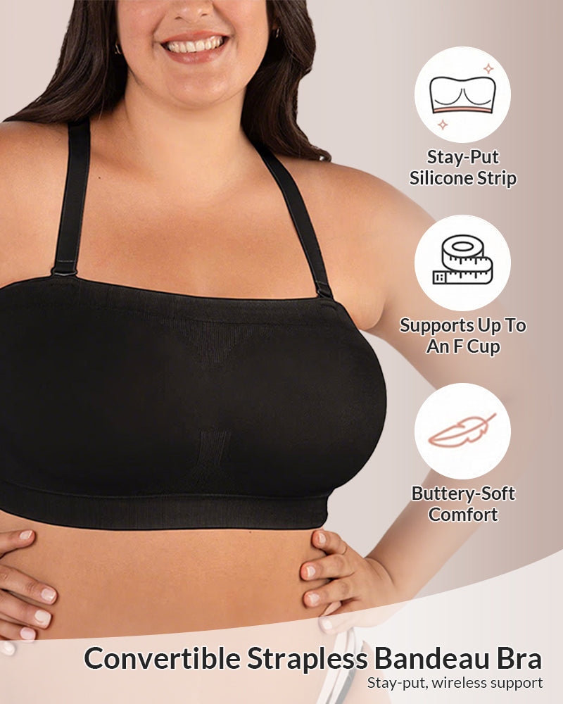 Curvvvy® Seamless Anti-Slip Bandeau Bra