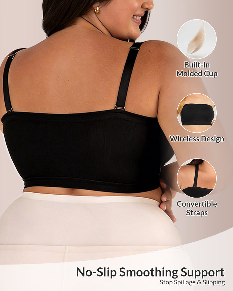 Curvvvy® Seamless Anti-Slip Bandeau Bra