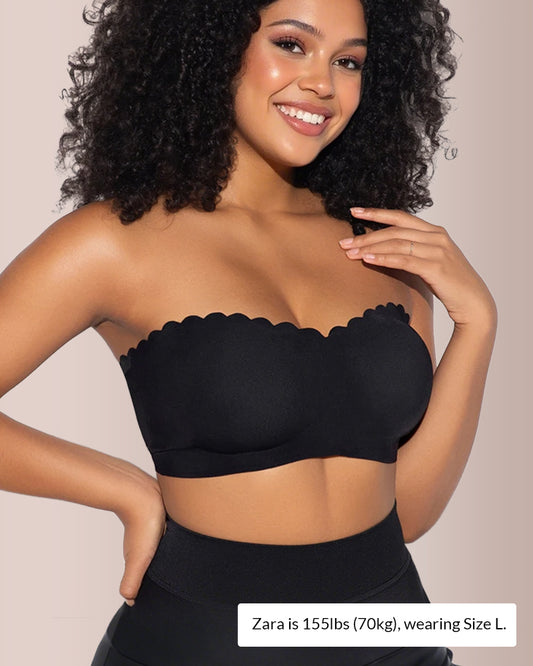 Curvvvy®  The Flawless Lift Front-Closure Strapless Bandeau Bra