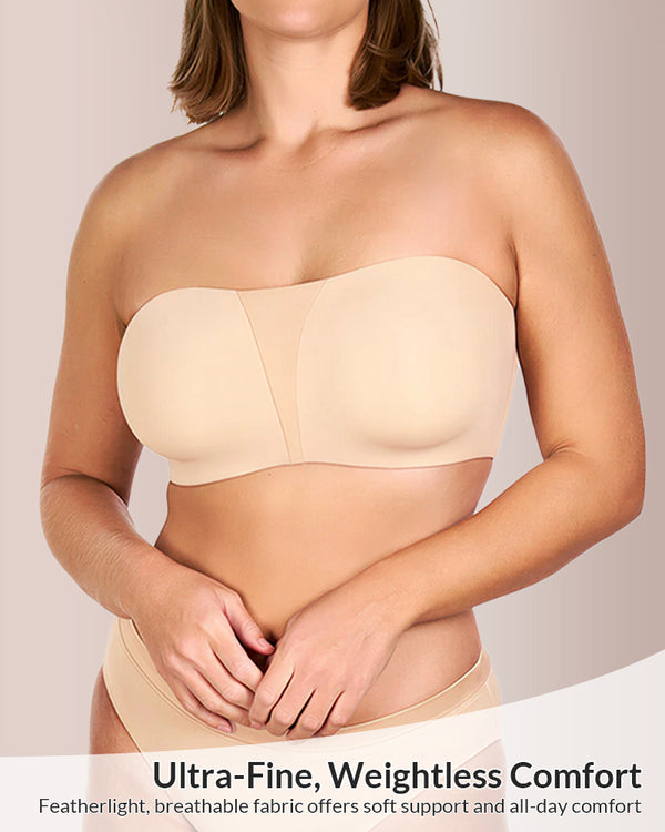 Curvvvy®  Strapless Bra for Big Bust – Full Coverage, Plus Size