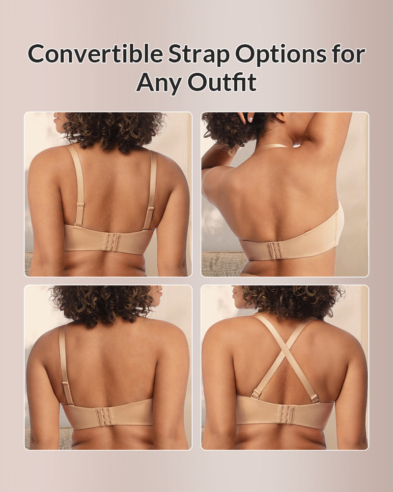 Curvvvy®  Strapless Bra for Big Bust – Full Coverage, Plus Size