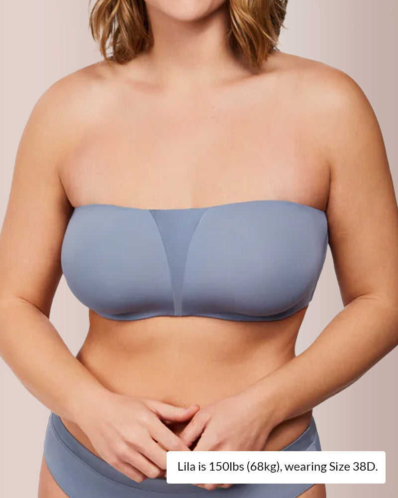 Curvvvy®  Strapless Bra for Big Bust – Full Coverage, Plus Size