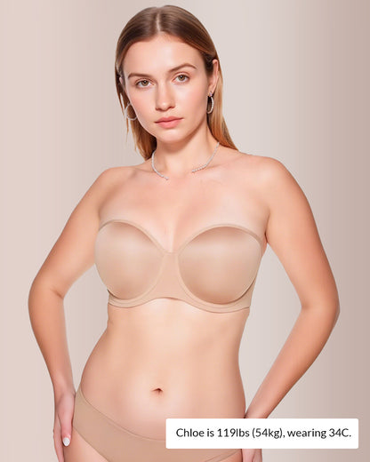 Curvvvy®   ThirdLove Classic Underwire Strapless Bra - High Support