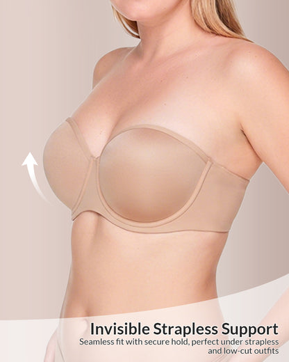 Curvvvy®   ThirdLove Classic Underwire Strapless Bra - High Support