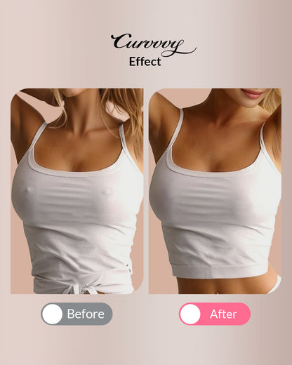 Curvvvy® Invisible silicone nipple covers – reusable & hypoallergenic.