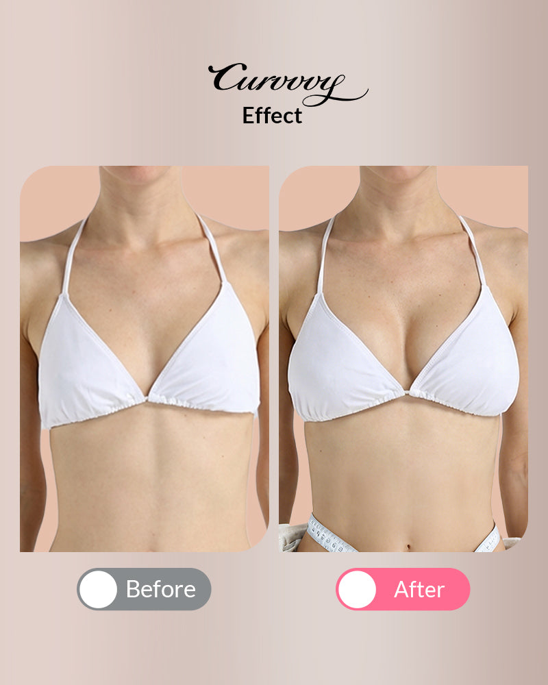 Curvvvy® Seamless Invisible Silicone Push-Up Sticky Bra