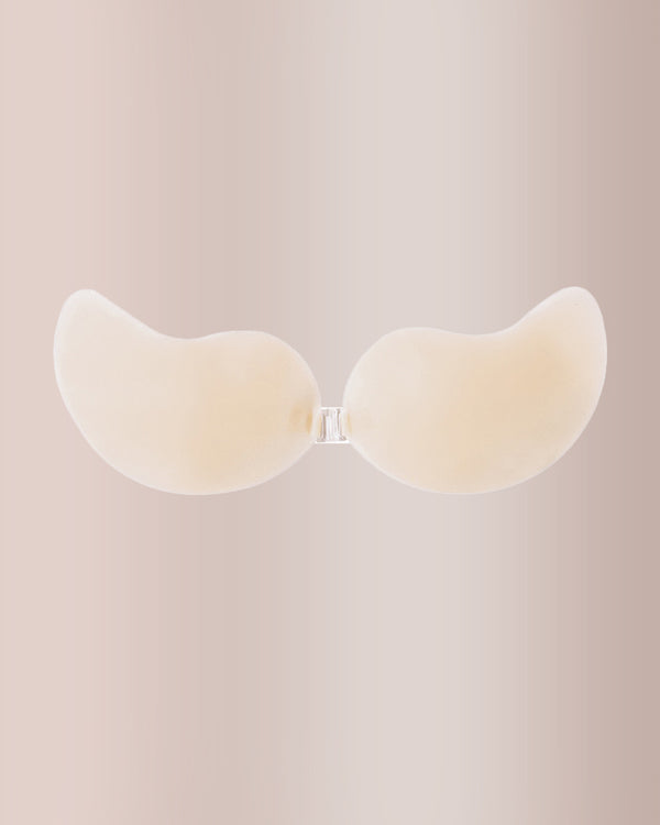 Curvvvy® Seamless Mango Cup Silicone Sticky Bra with Push-Up Clasp