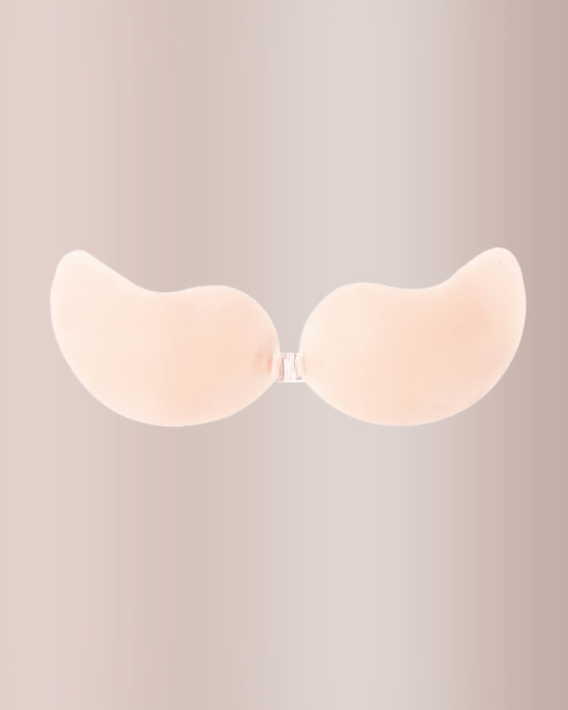 Curvvvy® Seamless Mango Cup Silicone Sticky Bra with Push-Up Clasp