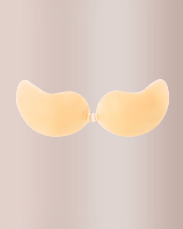 Curvvvy® Seamless Mango Cup Silicone Sticky Bra with Push-Up Clasp