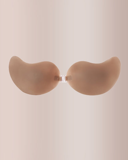 Curvvvy® Seamless Mango Cup Silicone Sticky Bra with Push-Up Clasp