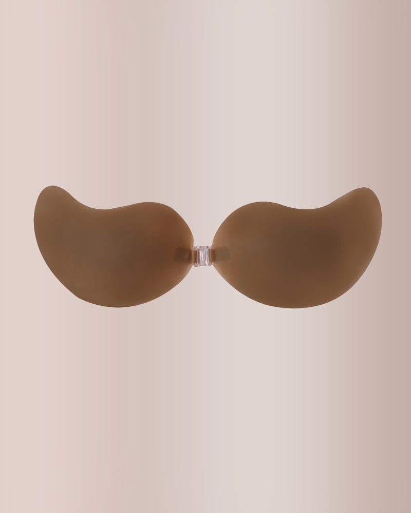 Curvvvy® Seamless Mango Cup Silicone Sticky Bra with Push-Up Clasp