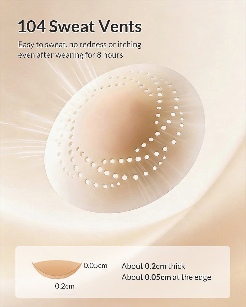 Curvvvy® Breathable Spiral Silicone Nipple Covers - Ultra-Thin & Invisible