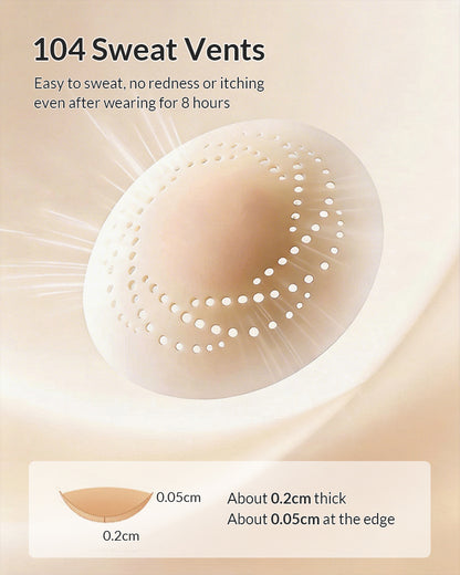 Curvvvy® Breathable Spiral Silicone Nipple Covers - Ultra-Thin & Invisible