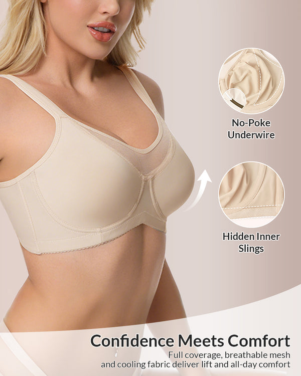 Curvvvy® Seamless Posture Corrector Front-Closure Bra