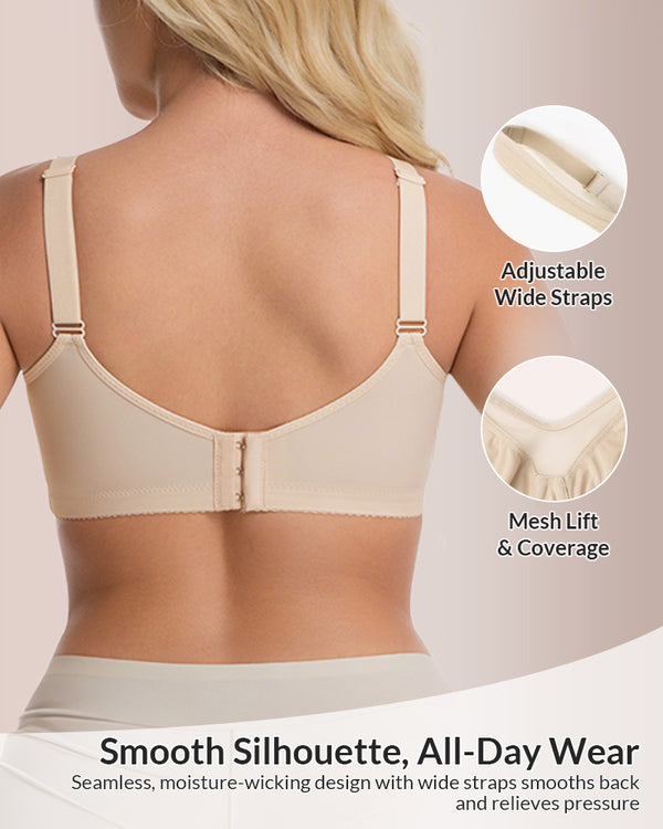 Curvvvy® Seamless Posture Corrector Front-Closure Bra