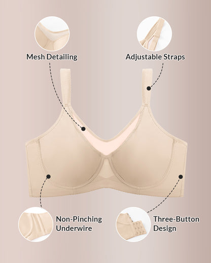 Curvvvy® Seamless Posture Corrector Front-Closure Bra