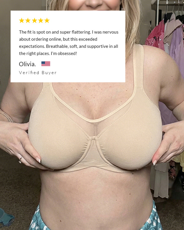 Curvvvy® Seamless Posture Corrector Front-Closure Bra