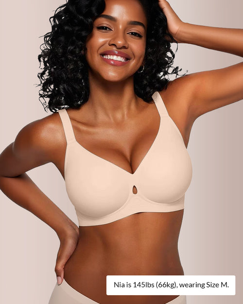 Curvvvy® The CloudFit Seamless Jelly Support Minimizing Bra