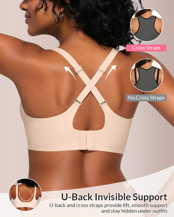 Curvvvy® The CloudFit Seamless Jelly Support Minimizing Bra