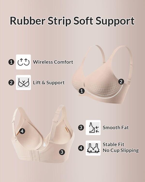 Curvvvy® The CloudFit Seamless Jelly Support Minimizing Bra