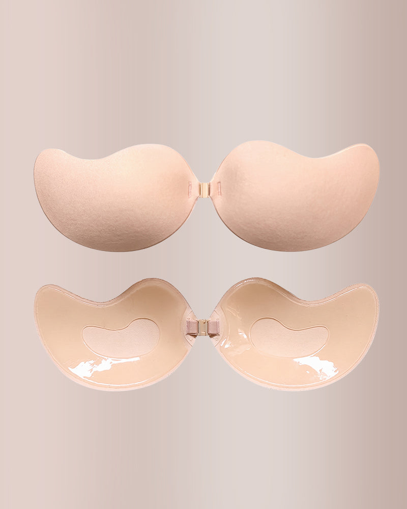 Curvvvy® Breathable Push-Up Invisible Mango Sticky Bra