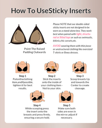 Curvvvy® The Ultimate Invisible Push-Up Inserts