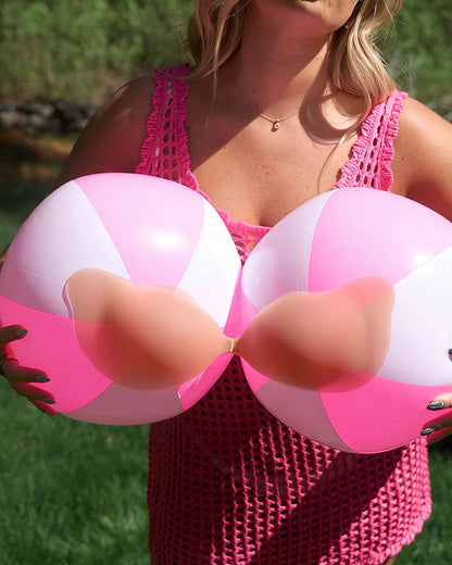 Curvvvy® Seamless Deep-V Sticky Silicone Push-Up Bra