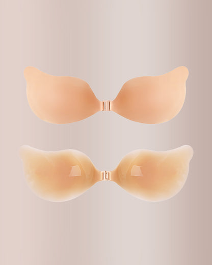 Curvvvy® Seamless Deep-V Sticky Silicone Push-Up Bra
