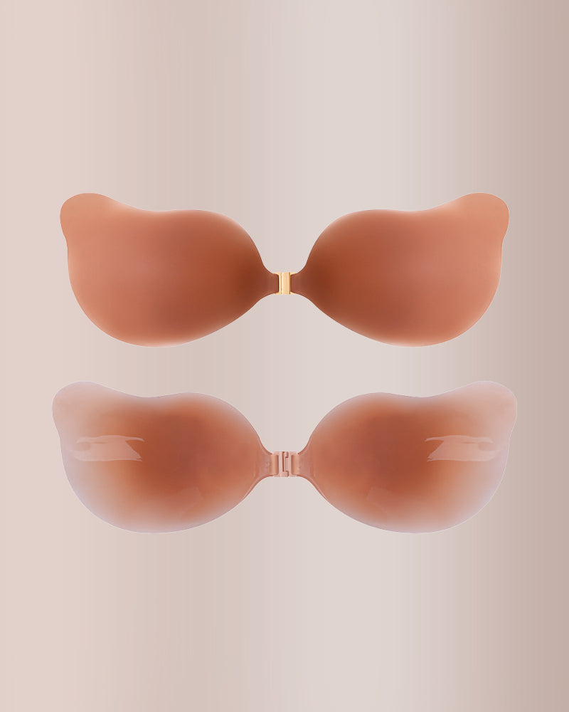 Curvvvy® Seamless Deep-V Sticky Silicone Push-Up Bra