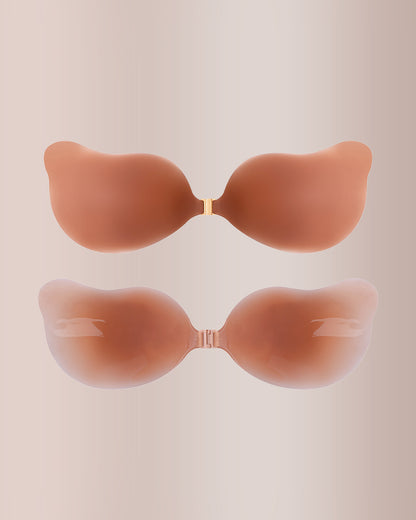 Curvvvy® Seamless Deep-V Sticky Silicone Push-Up Bra