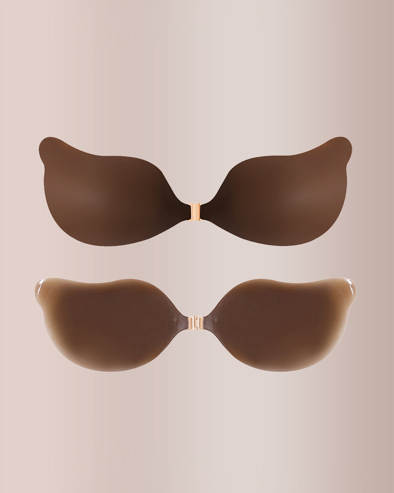 Curvvvy® Seamless Deep-V Sticky Silicone Push-Up Bra