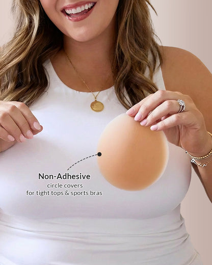 Curvvvy® Invisible Glueless Silicone Nipple Covers