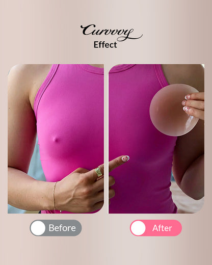 Curvvvy® Invisible Glueless Silicone Nipple Covers