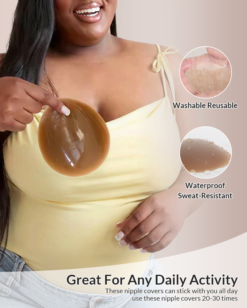 Curvvvy® Invisible Glueless Silicone Nipple Covers