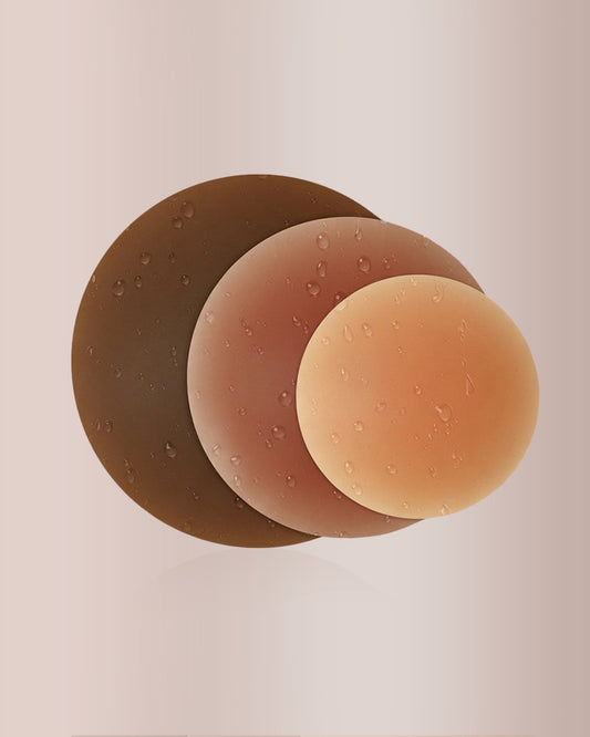Curvvvy® Seamless Silicone Nipple Covers with Non-Adhesive Center