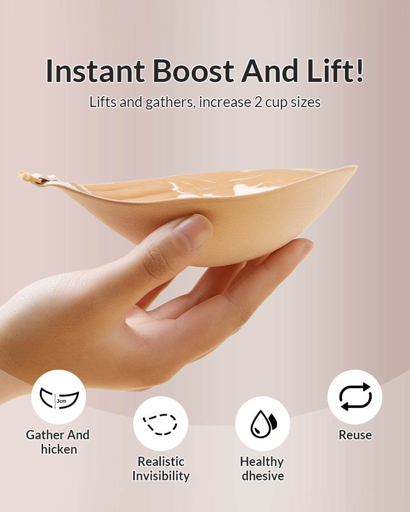 Curvvvy® Push-Up Invisible Sticky Bra