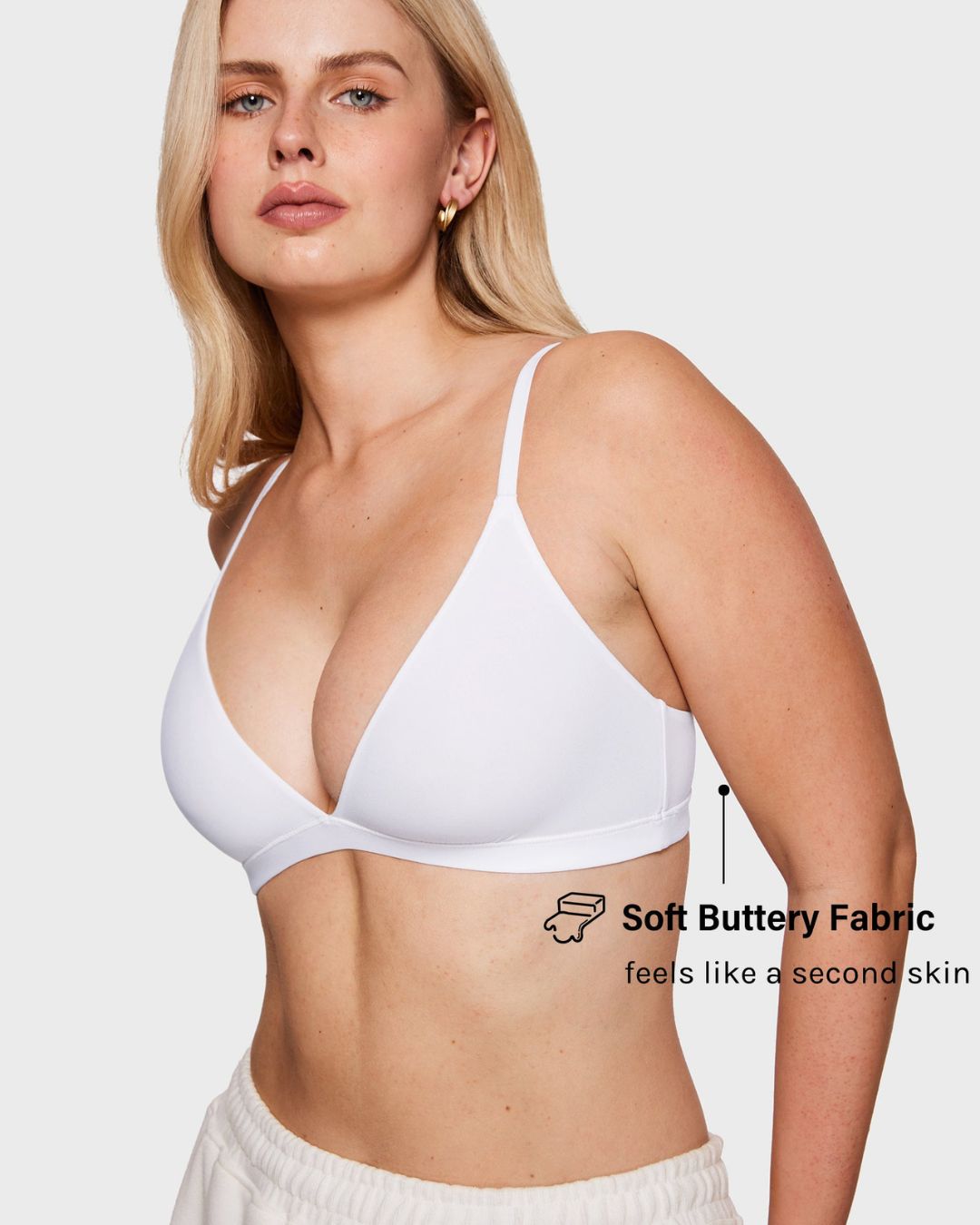 Curvvvy® Soft Triangle Bralette