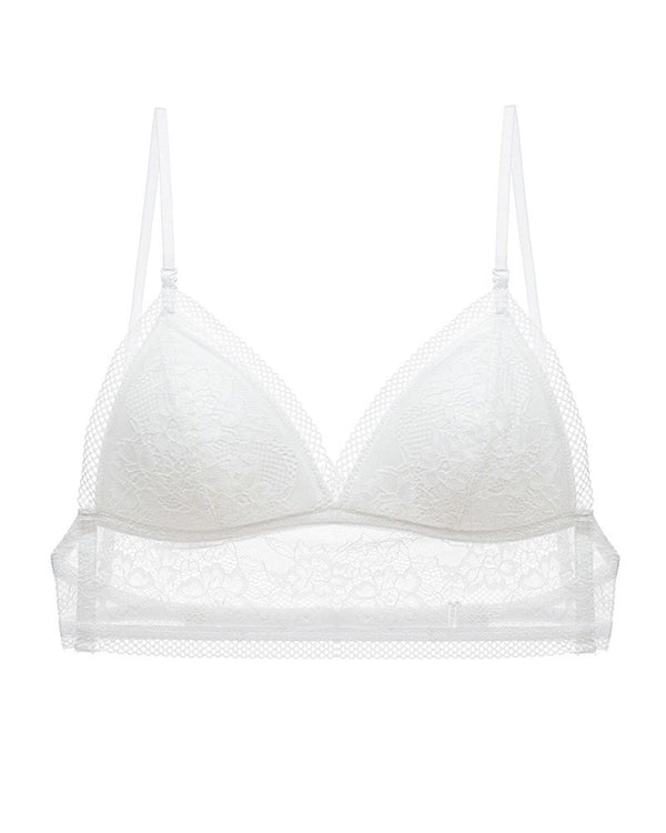 Curvvvy® French Sexy Lace Wire-Free Thin Invisible U-Shaped Backless Triangle Bras