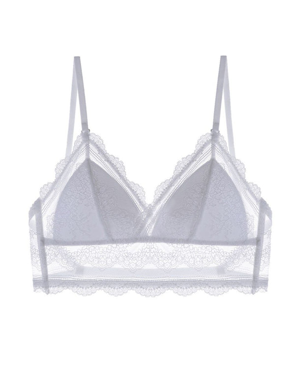 Curvvvy® French Sexy Lace Wire-Free Thin Invisible U-Shaped Backless Triangle Bras