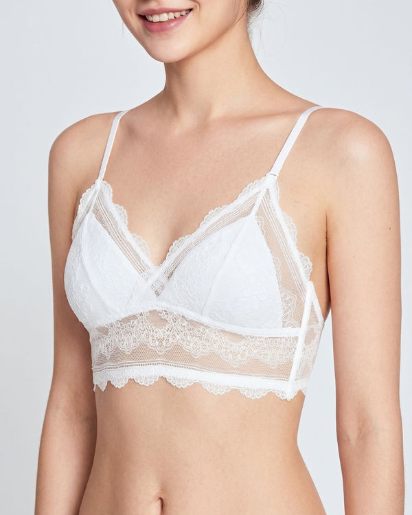 Curvvvy® French Sexy Lace Wire-Free Thin Invisible U-Shaped Backless Triangle Bras