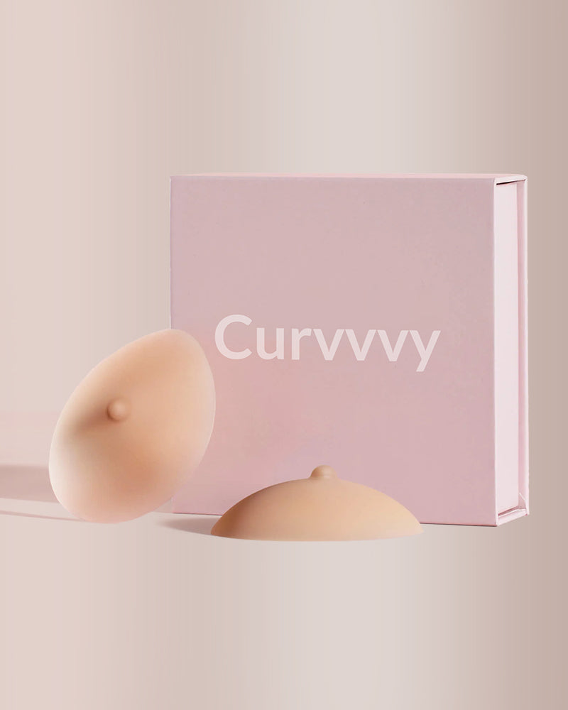 Curvvvy® Realistic 3D Silicone Nipple Seamless Protruding Pasties