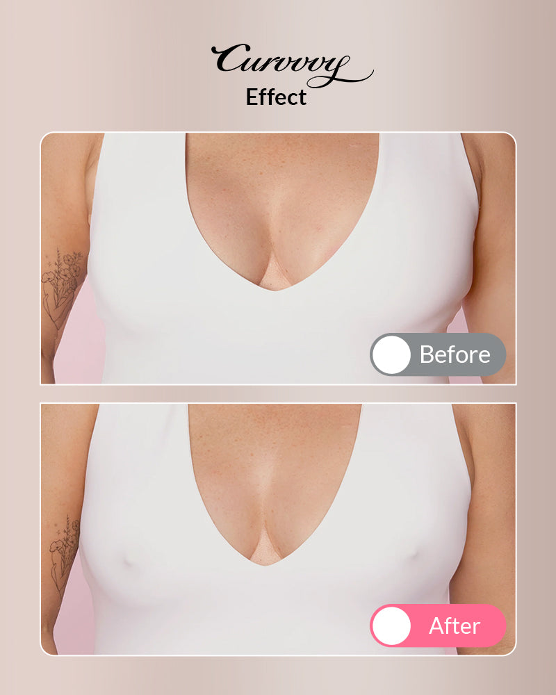 Curvvvy® Realistic 3D Silicone Nipple Seamless Protruding Pasties
