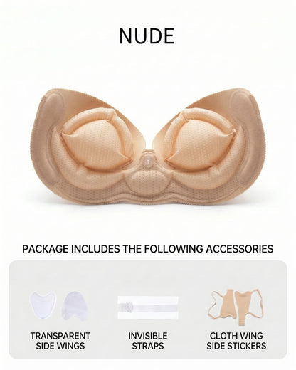 Curvvvy® Miss Double Invisairpad Bra/Invisible Bra Inflatable
