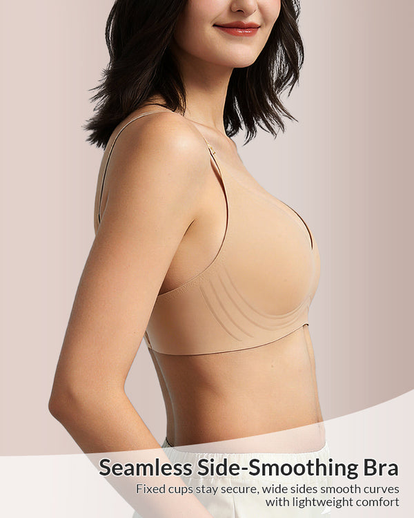 Curvvvy® Seamless Bunny Ear Push-Up Bra