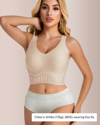 Curvvvy® Ultimate Back Smoothing Plus Size Bra With Wide Straps